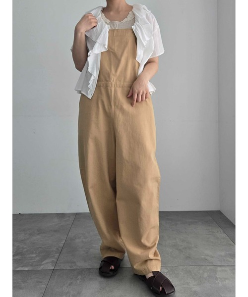 Samansa Mos2（サマンサモスモス） サロペット オーバーオール 綿麻