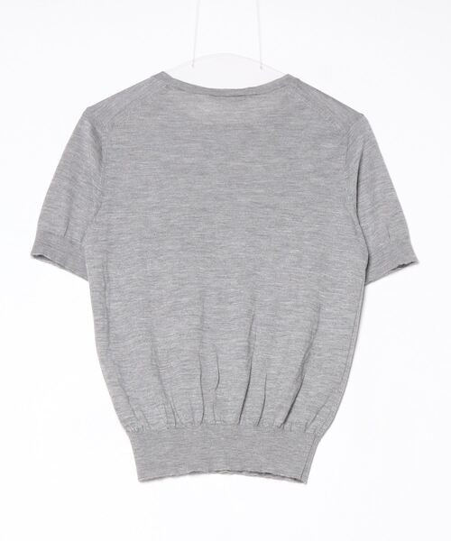 「SLOANE」 半袖ニット 1 グレー メンズ
