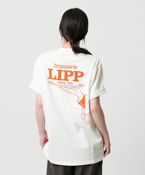 tシャツ 「Gift Shop」Brasserie LIPP ショートスリーブTシャツ レディース