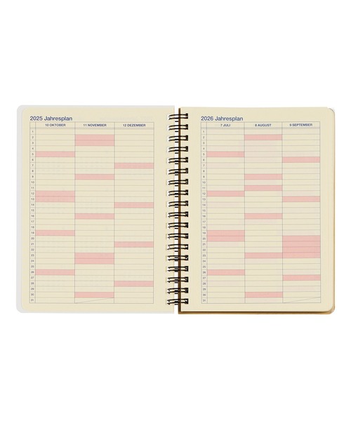 Rollbahn 手帳 「2026年版／2025年10月始まり手帳」ロルバーン