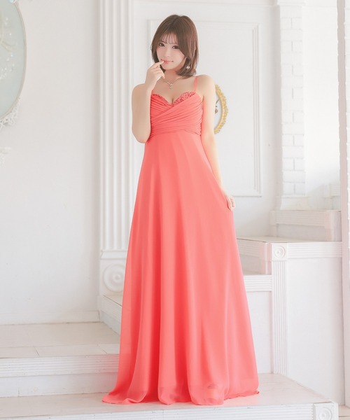 ロングドレス　新品未使用 Tika キャバドレス ロング 大きいサイズ オフショル ロング