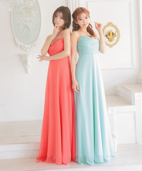 Tika ドレス キャバドレス キャミソール ハートカットレース