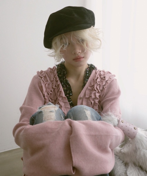 igi カーディガン IVY FRILL CARDI / フリルカーディガン レディース