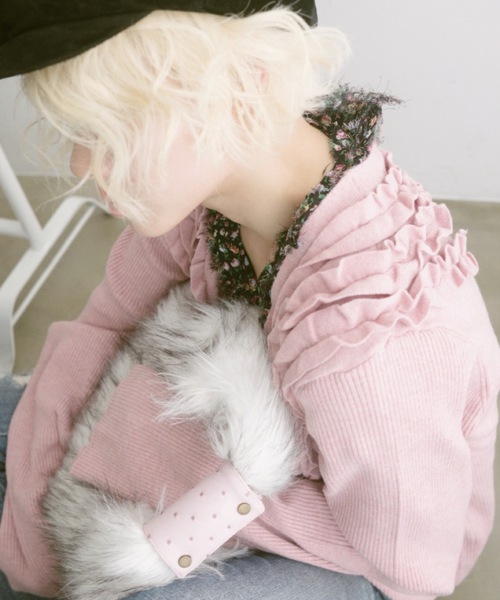igi カーディガン IVY FRILL CARDI / フリルカーディガン レディース
