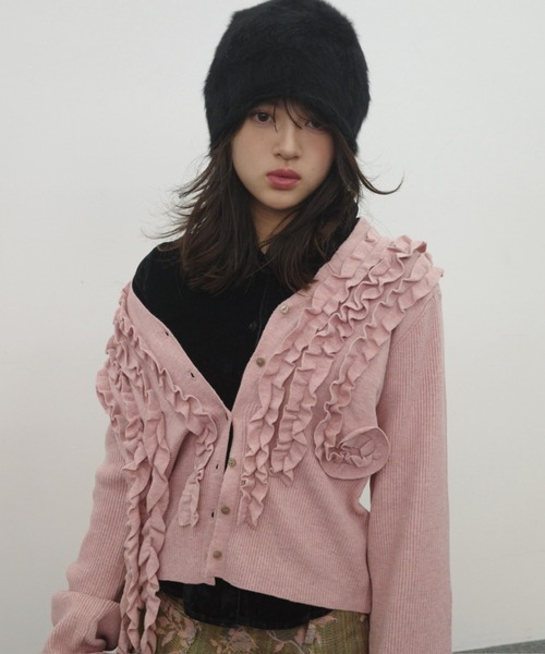 igi カーディガン IVY FRILL CARDI / フリルカーディガン レディース