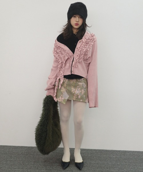 igi カーディガン IVY FRILL CARDI / フリルカーディガン レディース