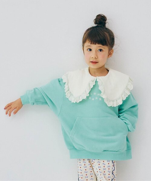 トレーナー  「ジュニア対応」ロゴ刺繍ポケットトレーナー キッズ 子供服 男の子 女の子 | p.premier | 03