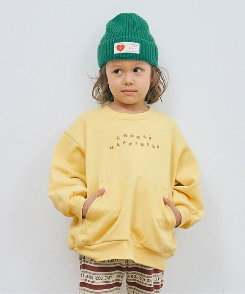 トレーナー  「ジュニア対応」ロゴ刺繍ポケットトレーナー キッズ 子供服 男の子 女の子 | p.premier | 04