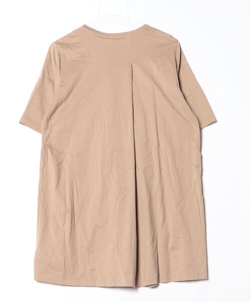 「ATON」 半袖カットソー 2 ベージュ レディース_画像2