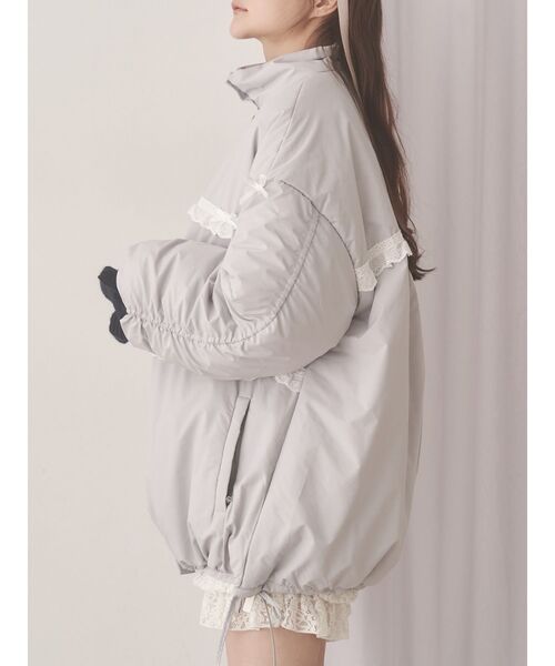 【キムタン】◯ANSERINE★0★レディース★ダウン★フリル★ merry jenny（メリージェニー） ダウンコート ダウンジャケット ribbon