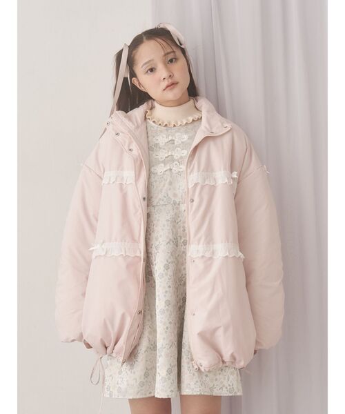 merry jenny（メリージェニー） ダウンコート ダウンジャケット ribbon