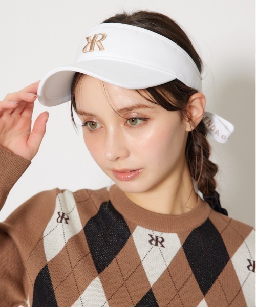 MARK&LONA レディース　サンバイザー MARK&LONA（マークアンドロナ） サンバイザー Fascine Sparkle Knit