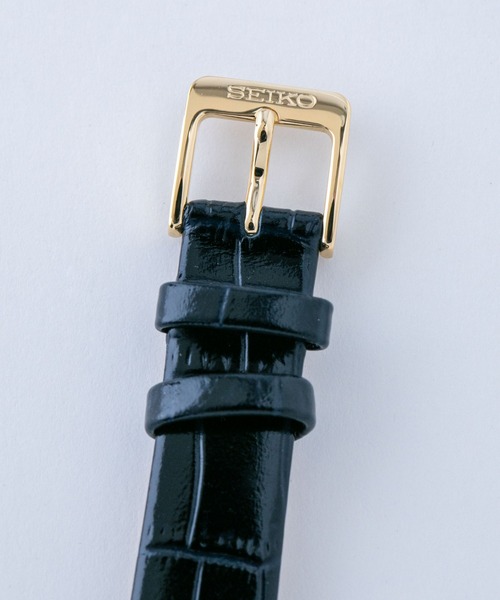 SEIKO セイコー　タンク　スクエア　レディース　ゴールド SEIKO（セイコー）の「SEIKO アナログ タンク スクエア 腕時計