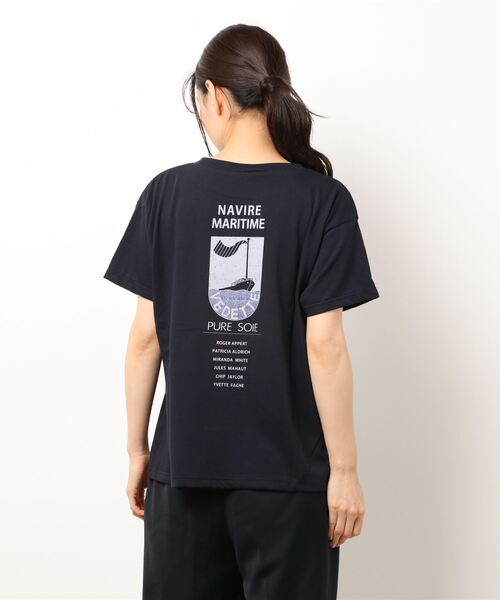 「FIL DE FER」 半袖Tシャツ FREE イエロー レディース_画像3