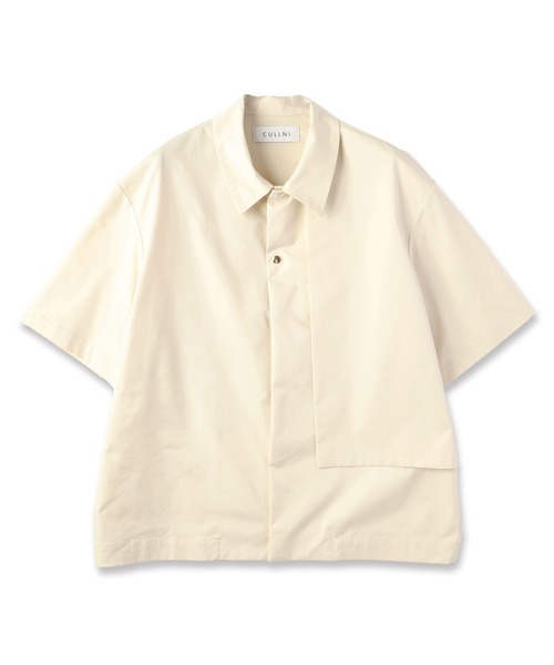 「CULLNI」 半袖シャツ 1 ネイビー メンズの画像