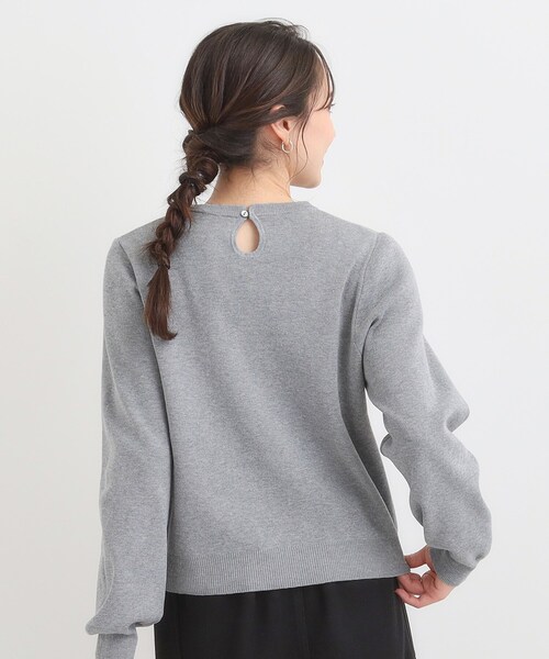 DRESKIP（ドレスキップ） ニット セーター 「襟取り外し可/S-LL」上品