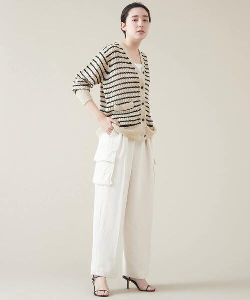 「martinique」 ニットカーディガン FREE ゴールド レディース_画像5