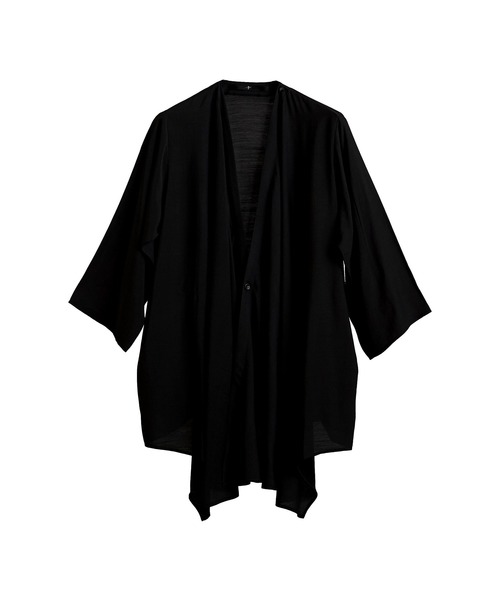 「NO ID.」 7分袖シャツ ONE SIZE ブラック メンズの画像