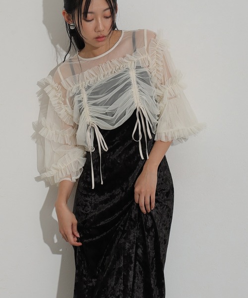 ドレス 結婚式二次会パーティードレス袖ありとミモレ丈シャーリングボレロキャミワンピース2点セットセレモニーフォーマルオケージョンドレス同窓会成人式