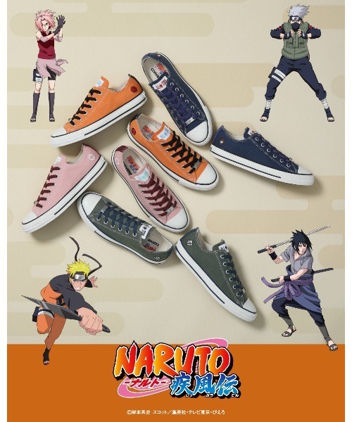 ALL STAR スニーカー OX / NARUTO SHIPPUDEN オールスター OX