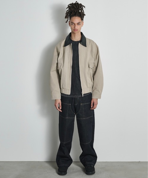 BLANK HOTEL ジーンズ Double Knee Wide Denim Pants / ダブルニー