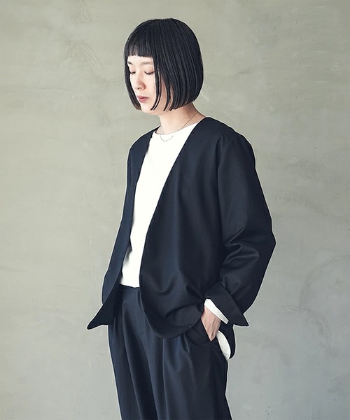 SOLAMONAT LARME（ソラモナラーム） ジャケット ノーカラージャケット