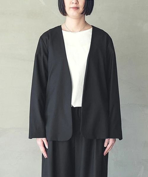 SOLAMONAT LARME（ソラモナラーム） ジャケット ノーカラージャケット