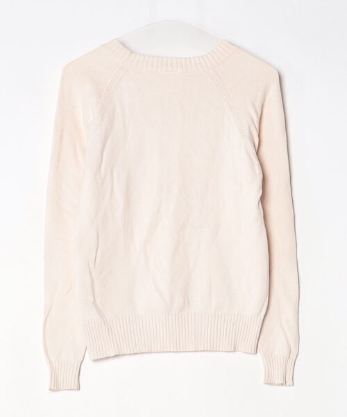 Whim Gazette（ウィム ガゼット） 長袖ニット フリ- ベージュ
