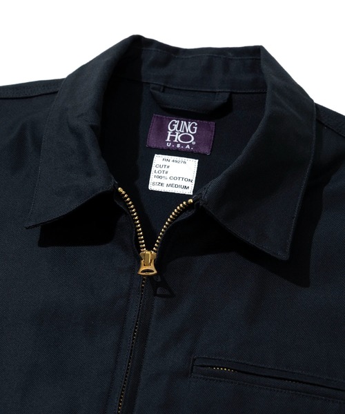 GUNG HO（ガンホー） ブルゾン アウター BACK SATIN WORK JACKET 