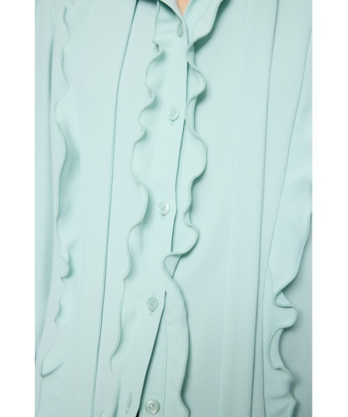 シャツ/ブラウス(長袖/七分) MEER. WHIP RUFFLE BLOUSE NARACAMICIE（ナラカミーチェ） ブラウス シャツ 「NARACAMICIE