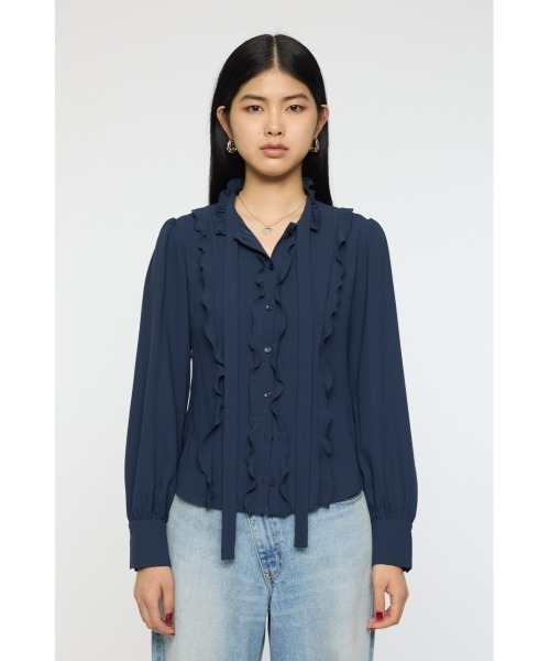 MOUSSY（マウジー） ブラウス シャツ GEORGETTE RUFFLES ブラウス