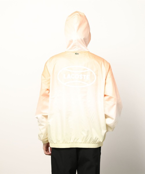 「LACOSTE L!VE」 ブルゾン S オレンジ メンズ_画像5