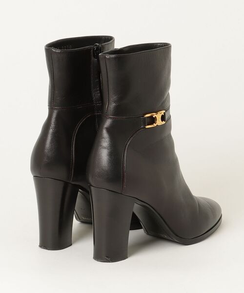 CELINE（セリーヌ） トリオンフ ショートブーツ 35 ブラック