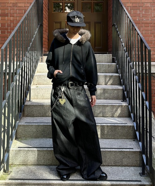 kutir（クティール） ブルゾン アウター 2WAY FAKE FUR HOOD ZIP PARKA