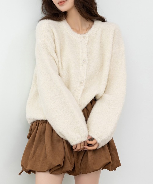 DAY CLOSET カーディガン 「前開き/中厚手」ふわっとあったか甘め