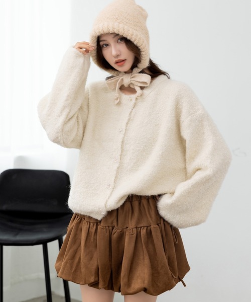 DAY CLOSET カーディガン 「前開き/中厚手」ふわっとあったか甘め