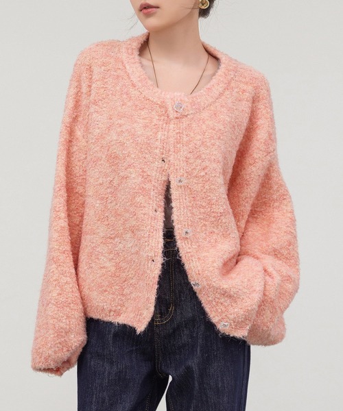 DAY CLOSET カーディガン 「前開き/中厚手」ふわっとあったか甘め