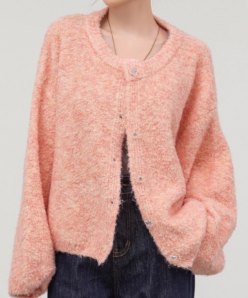 DAY CLOSET カーディガン 「前開き/中厚手」ふわっとあったか甘め