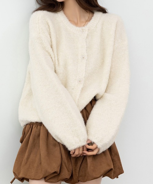 DAY CLOSET カーディガン 「前開き/中厚手」ふわっとあったか甘め