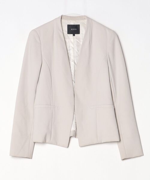 ノーカラージャケット BOSCH BOSCH（ボッシュ） ノーカラージャケット 36 グレー レディース