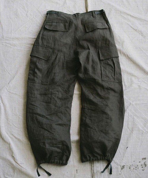 「LIDNM」 カーゴパンツ LARGE グリーン系その他 メンズの画像
