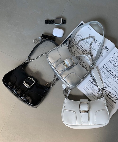 「non-hedge」 ショルダーバッグ FREE シルバー レディース_画像2