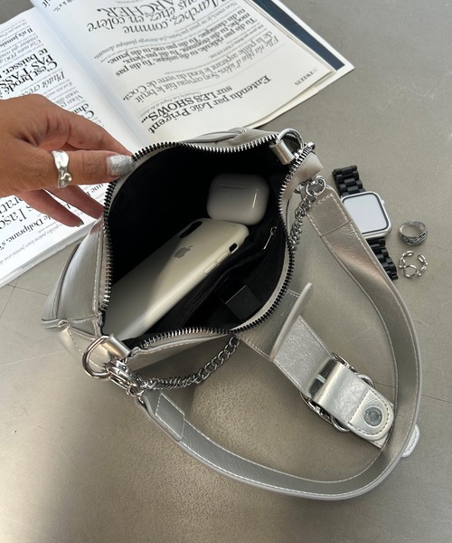 「non-hedge」 ショルダーバッグ FREE シルバー レディース_画像7