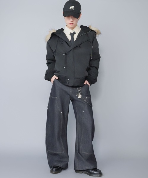 SPINNS（スピンズ） ブルゾン アウター 「短丈」中綿N-2Bフライト