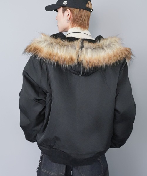 SPINNS（スピンズ） ブルゾン アウター 「短丈」中綿N-2Bフライト