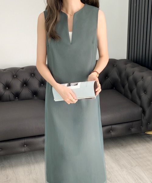 「ABITOKYO」 サロペットスカート M ベージュ レディース_画像4