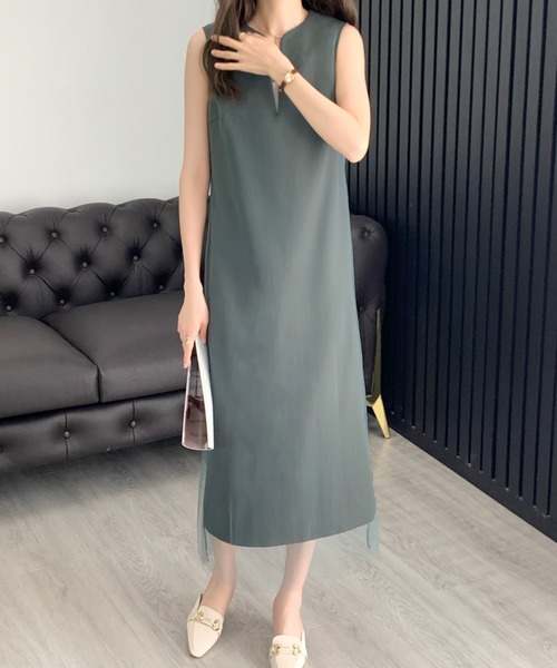 「ABITOKYO」 サロペットスカート M ベージュ レディース_画像5