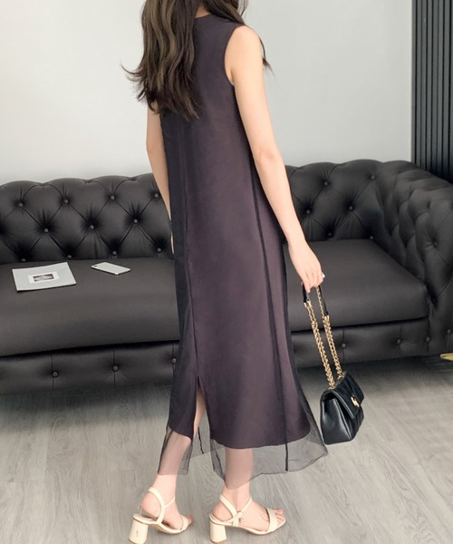 「ABITOKYO」 サロペットスカート M ベージュ レディース_画像6