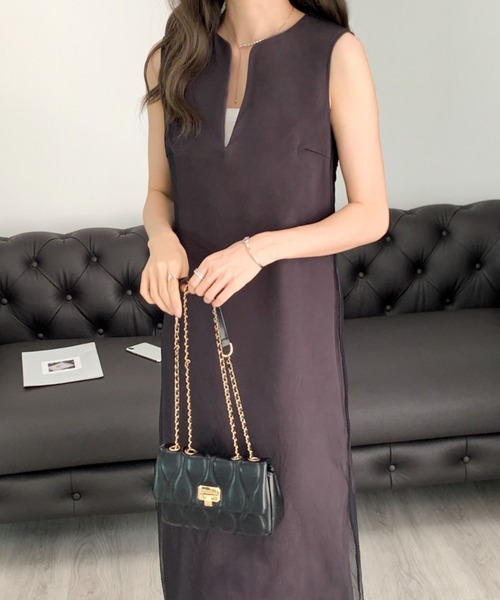 「ABITOKYO」 サロペットスカート M ベージュ レディース_画像7