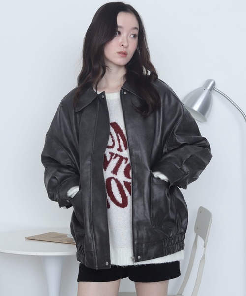 WEGO（ウィゴー） ブルゾン アウター WEGO/「26年春新作」PUステンカラ